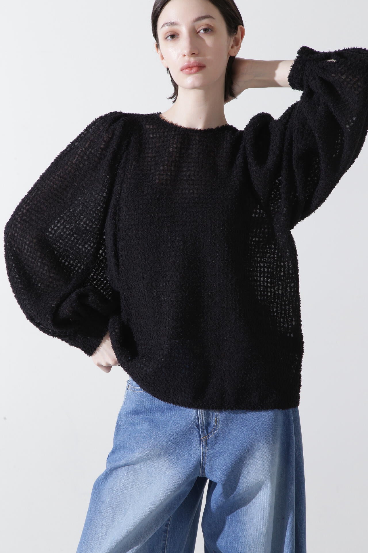 シアーフェザーブラウス | hLM（エイチエルエム） ｜【公式