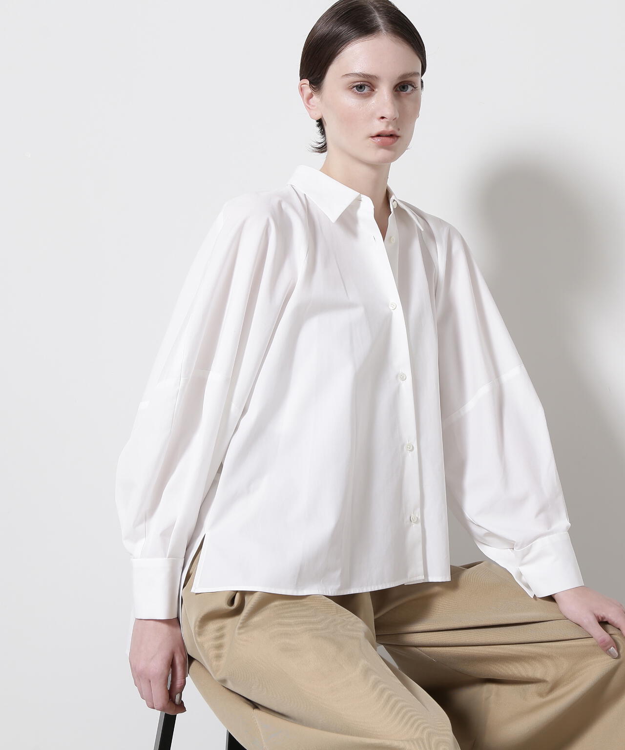 ラウンドシェイプブラウス | hLM（エイチエルエム） ｜【公式】通販mix