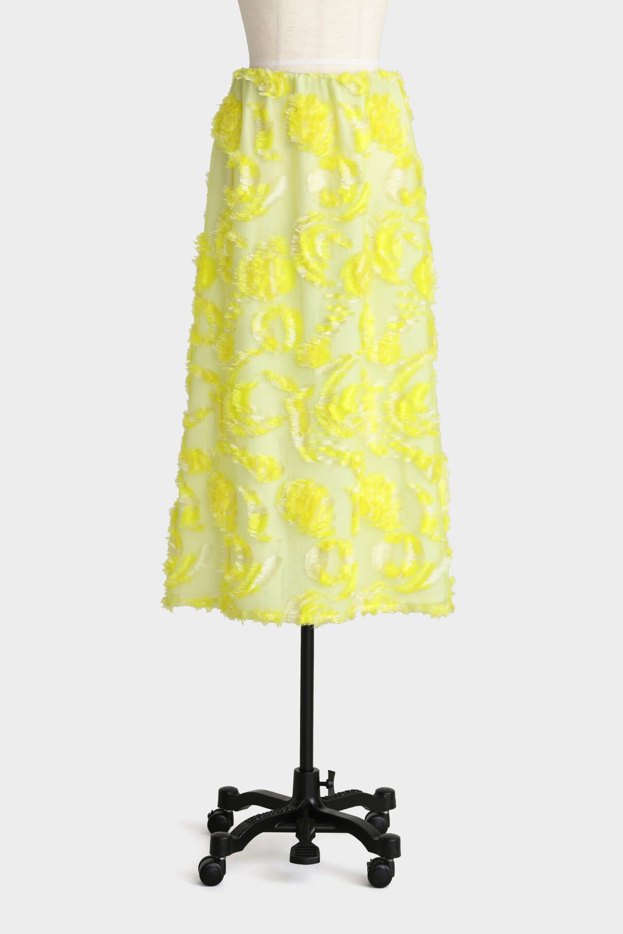 TV着用】シアーカットジャガードスカート | hLM（エイチエルエム