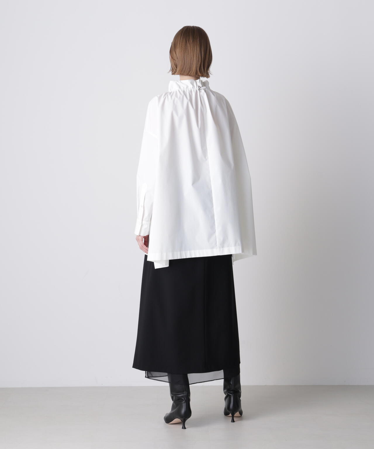 【GISELe 12月号掲載商品】タイプライターギャザーブラウス