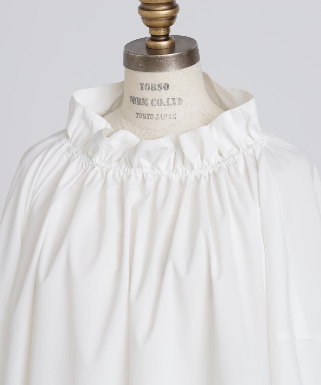 【GISELe 12月号掲載商品】タイプライターギャザーブラウス