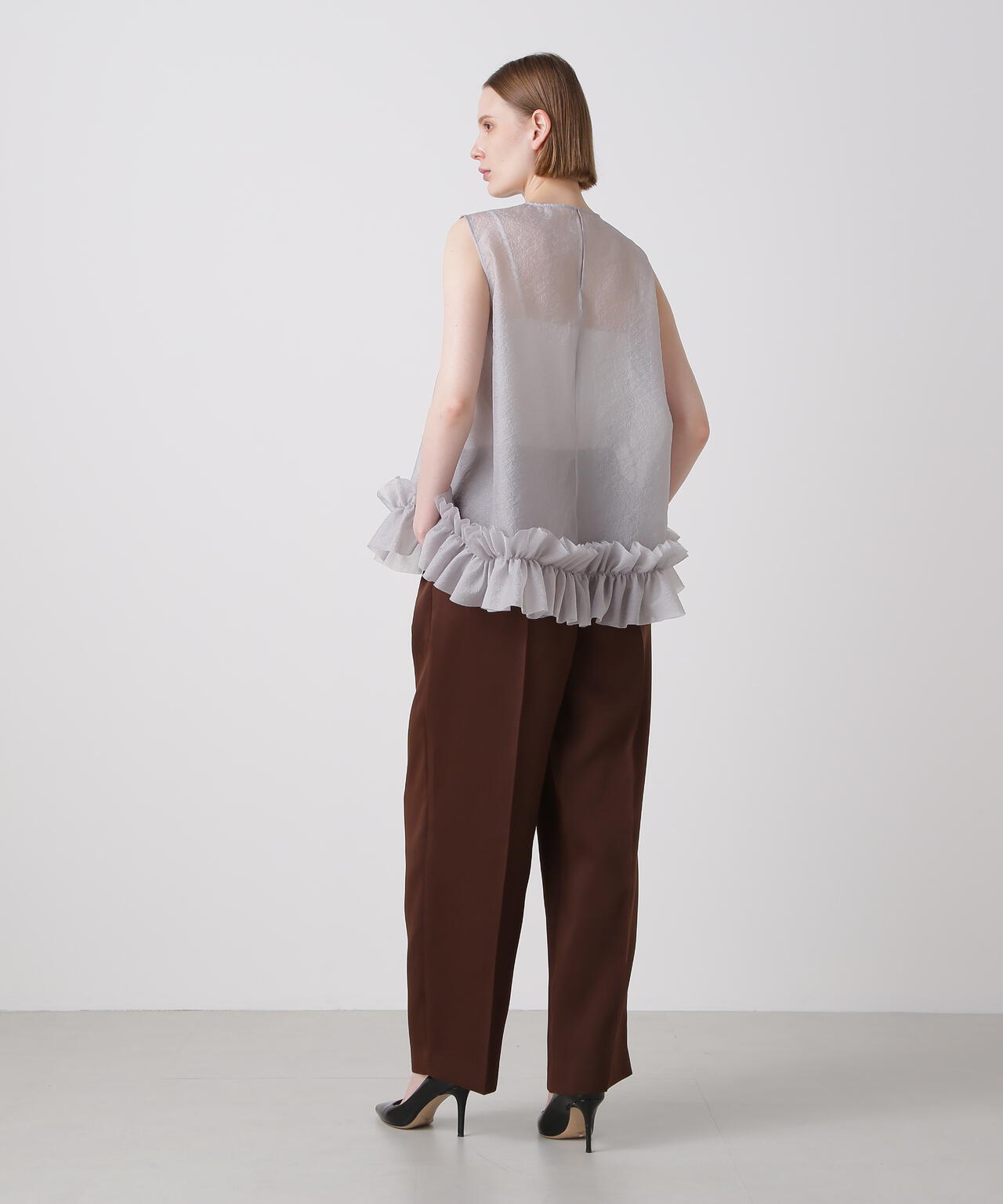 [お値引きしました] sacai オーガンジーブラウス sacai 2026-27 AUTUMN WINTER_047｜sacai（サカイ）／2026-27 AUTUMN