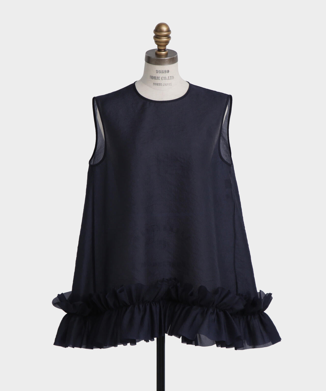 heveオーガンジーケープトップス　ブラック ヘイヴ オーガンジーケープトップス black HEVE ヘイヴ