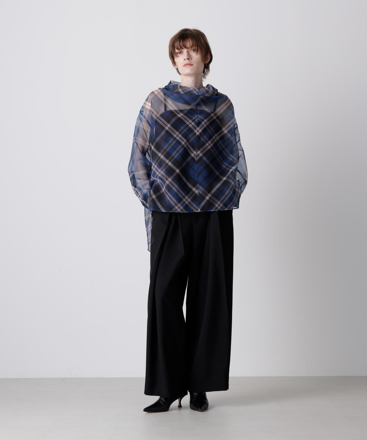 シアーチェックブラウス | hLM（エイチエルエム） ｜【公式】通販mix