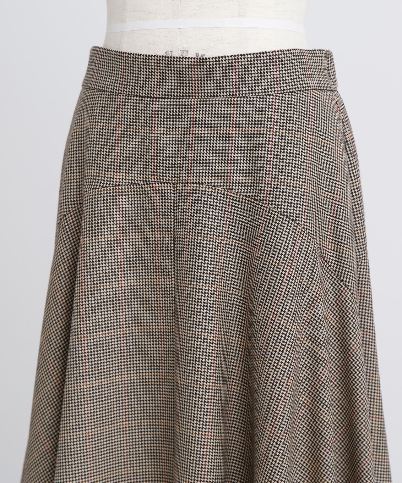 Oggi 12月号掲載商品】ガンクラブチェックフレアスカート | hLM