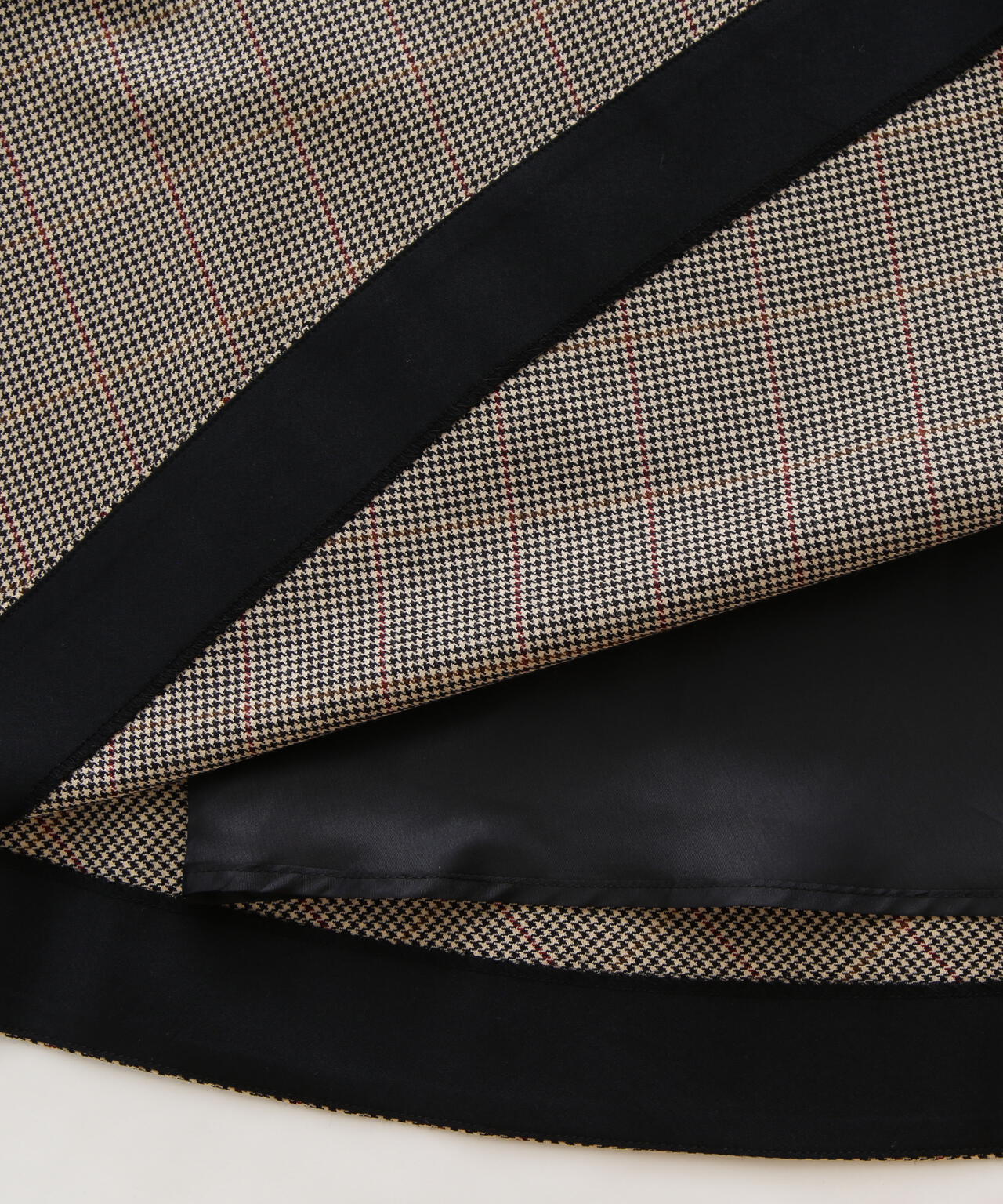 【Oggi 12月号掲載商品】ガンクラブチェックフレアスカート