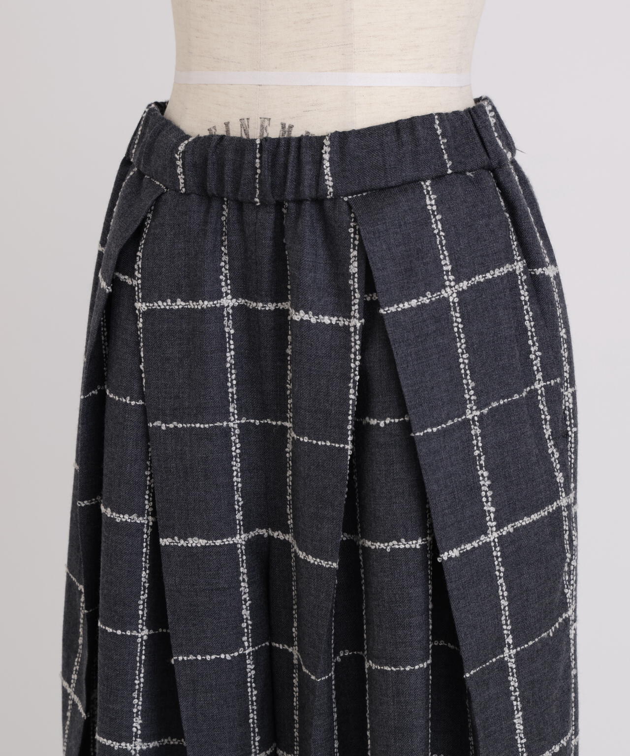 ウールチェックパンツ