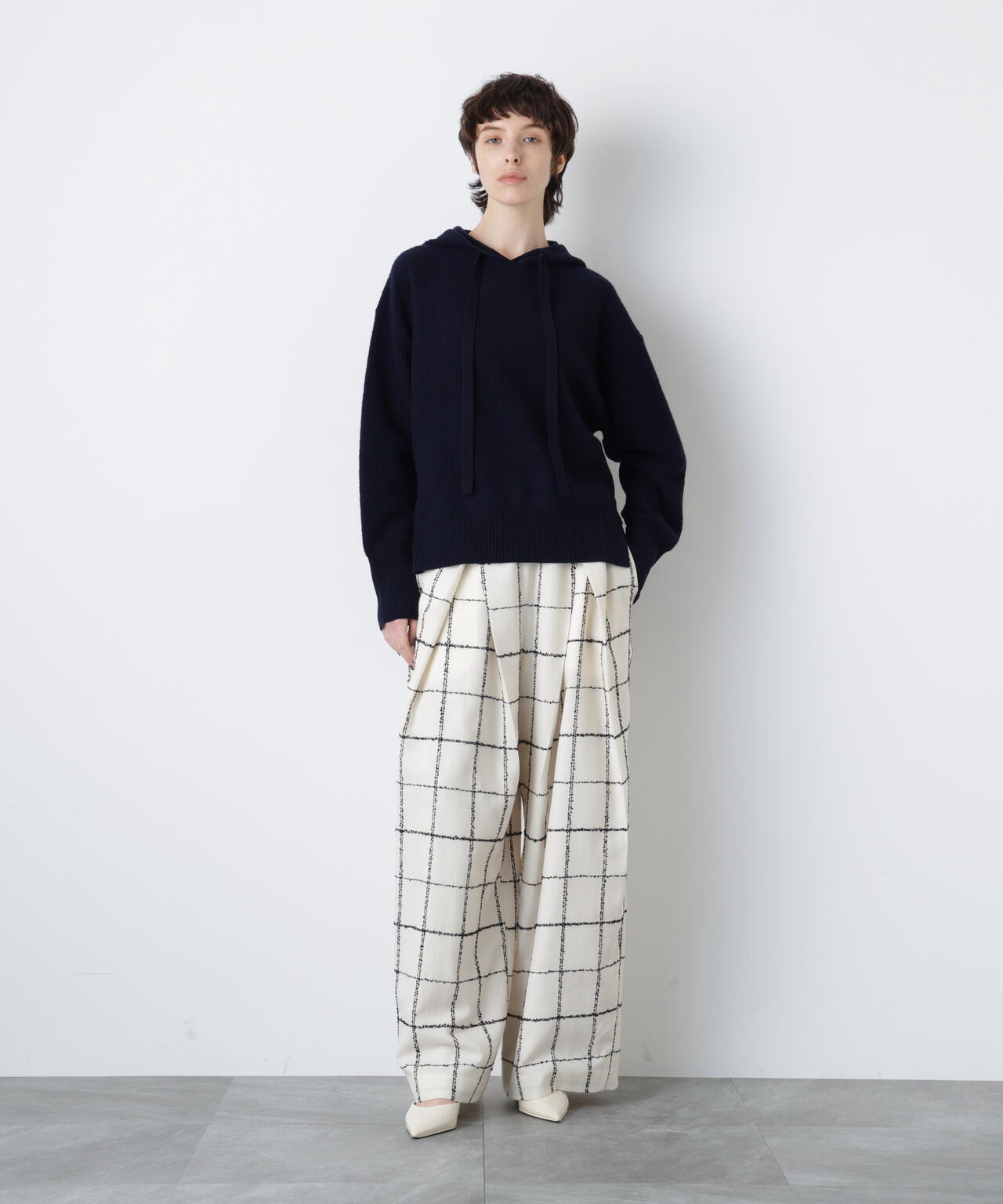 ウールチェックパンツ | hLM（エイチエルエム） ｜【公式】通販mix