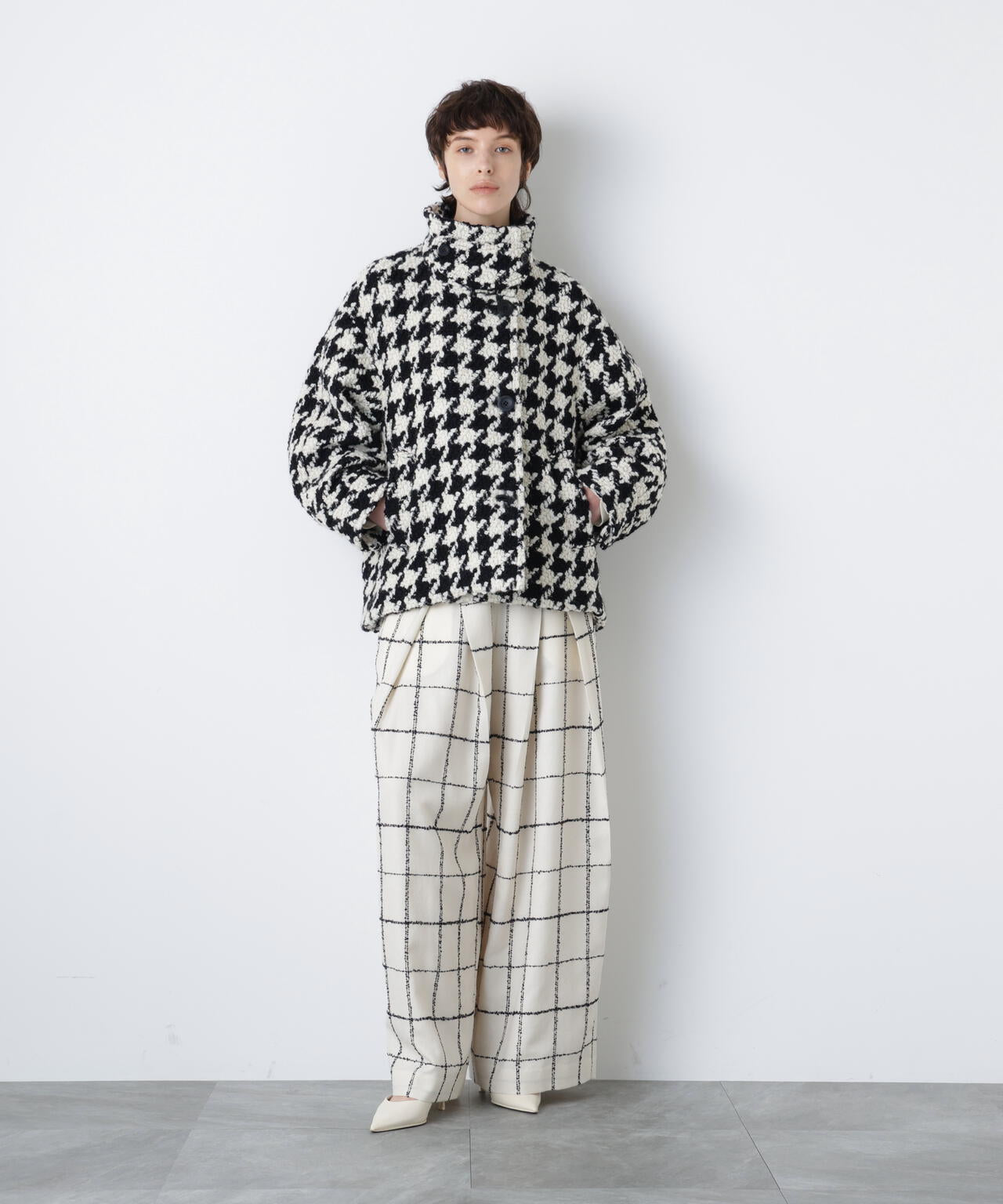 ウールチェックパンツ | hLM（エイチエルエム） ｜【公式】通販mix