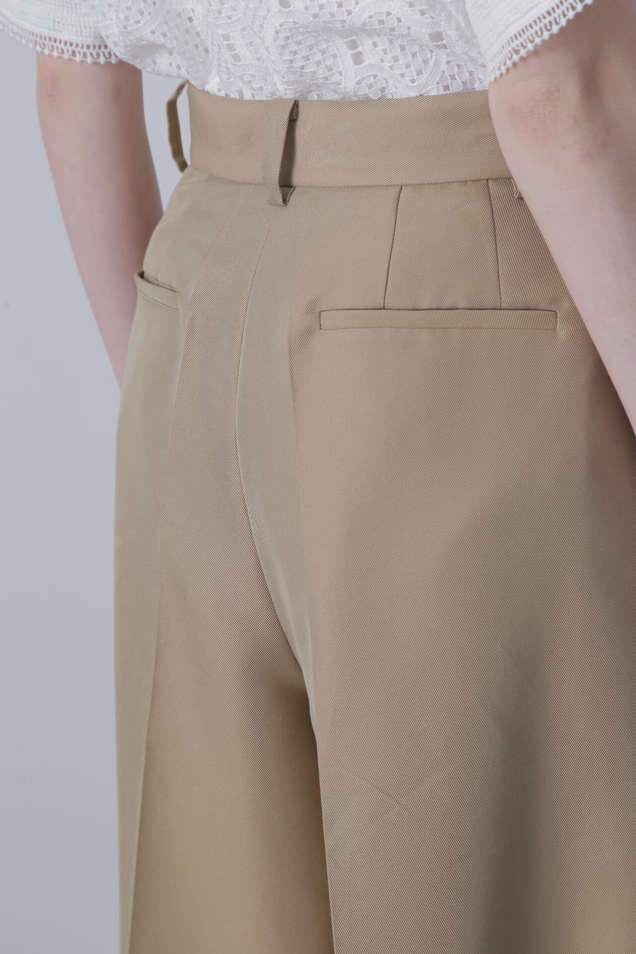 ギャバタックワイドパンツ