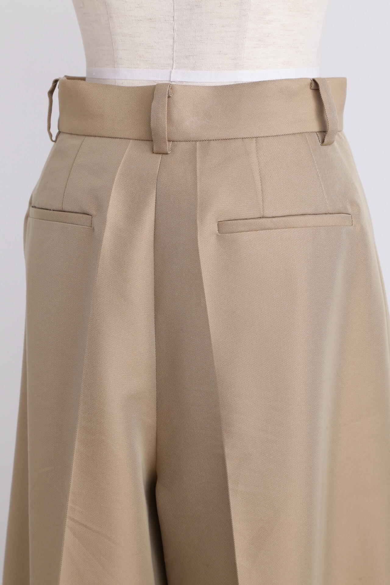 ギャバタックワイドパンツ