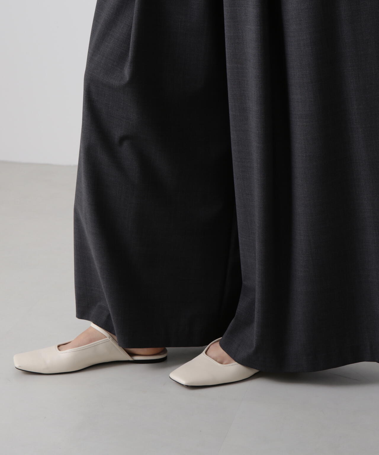 【限定カラー/ブラウン】ＴＷギャザーパンツ