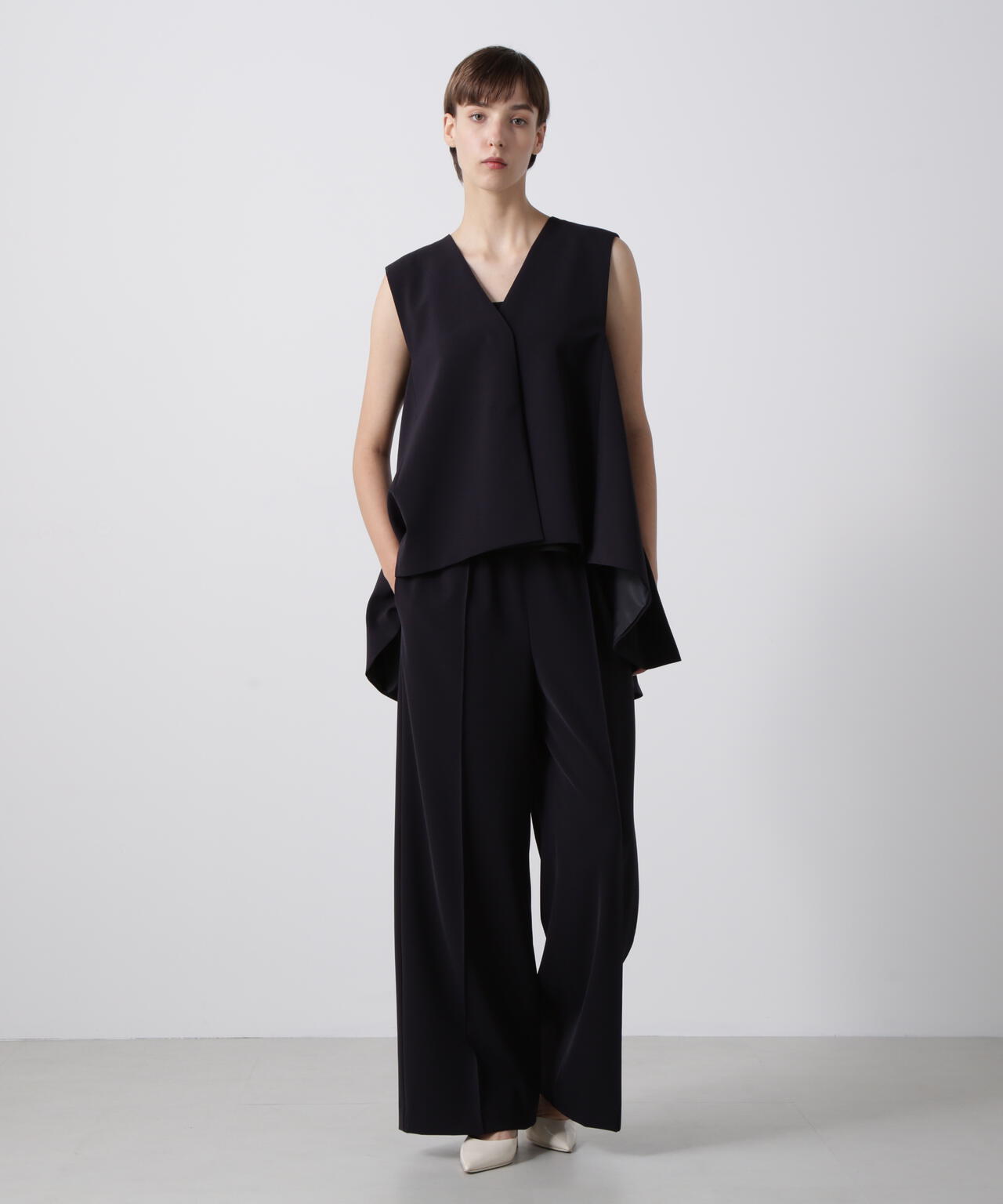 【美的 10月号掲載商品】ダブルクロスジレ