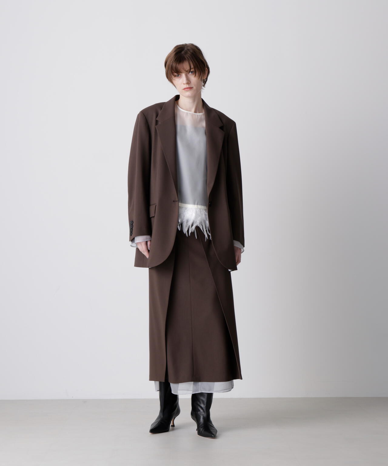 【GISELe Oggi 12月号掲載商品】レイヤードブレザー