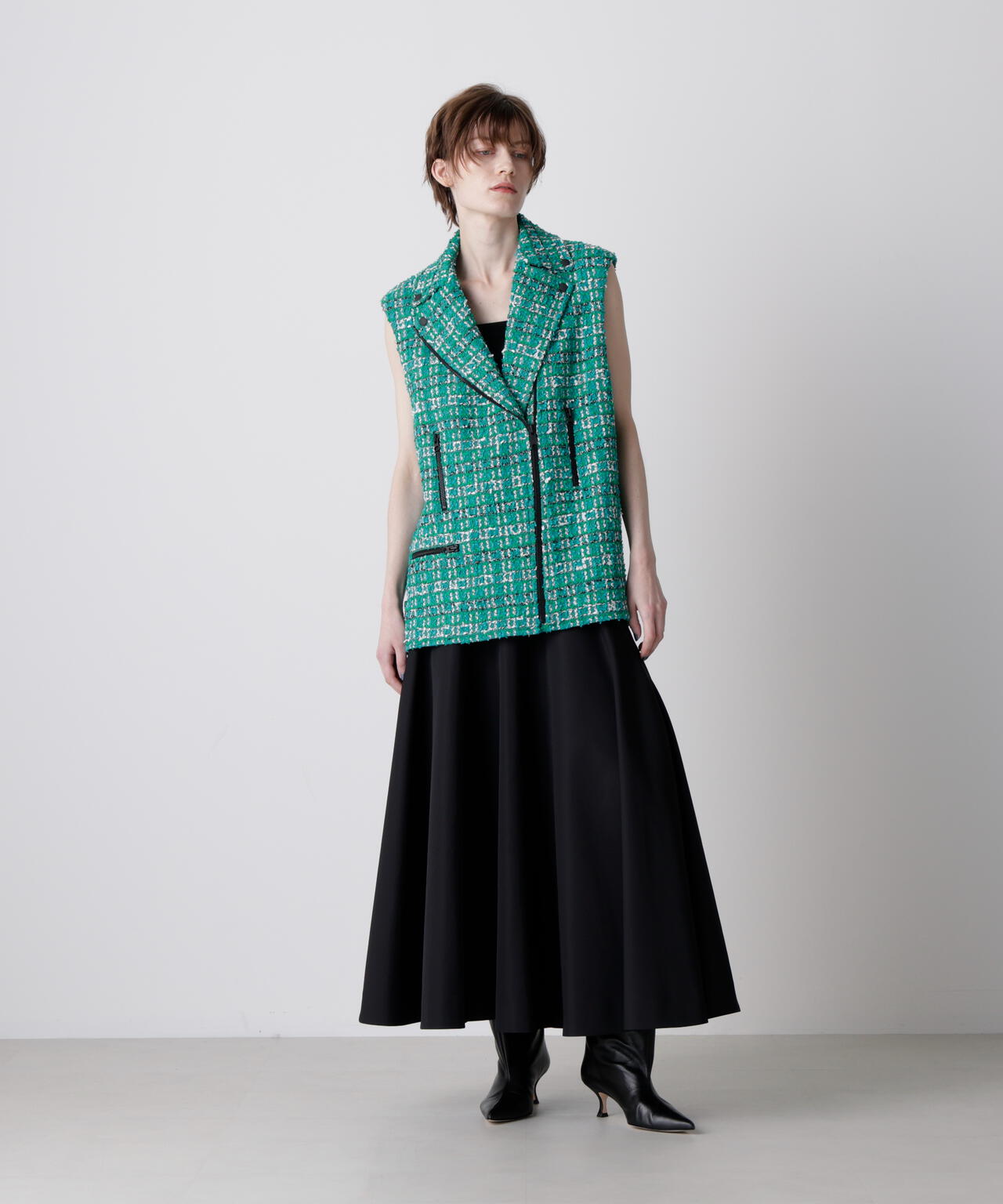 LINTONツイードジレ | hLM（エイチエルエム） ｜【公式】通販mix.tokyo