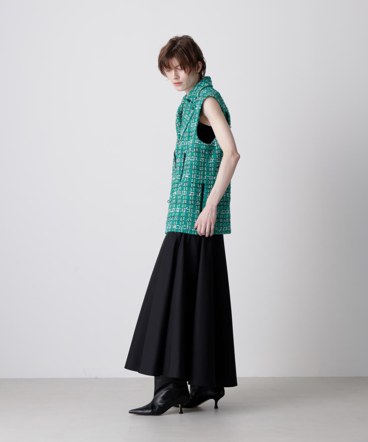 美品✨20周年記念モデル LINTONコラボ 23区 ツイードジャケット 限定品23区 Lintonリントン ツイードジャケット アニバーサリー