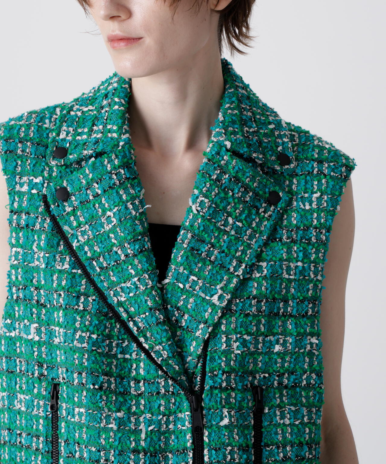 LINTONツイードジレ | hLM（エイチエルエム） ｜【公式】通販mix.tokyo