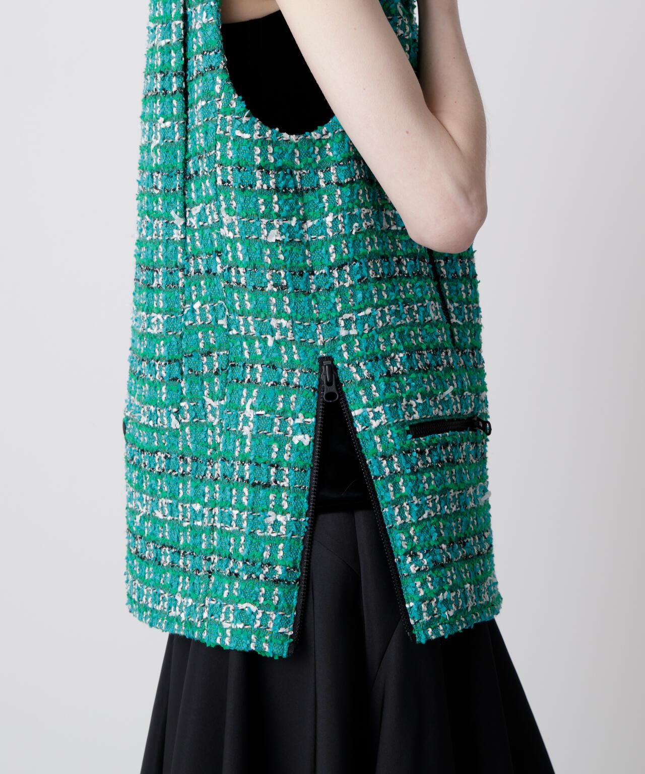 LINTONツイードジレ