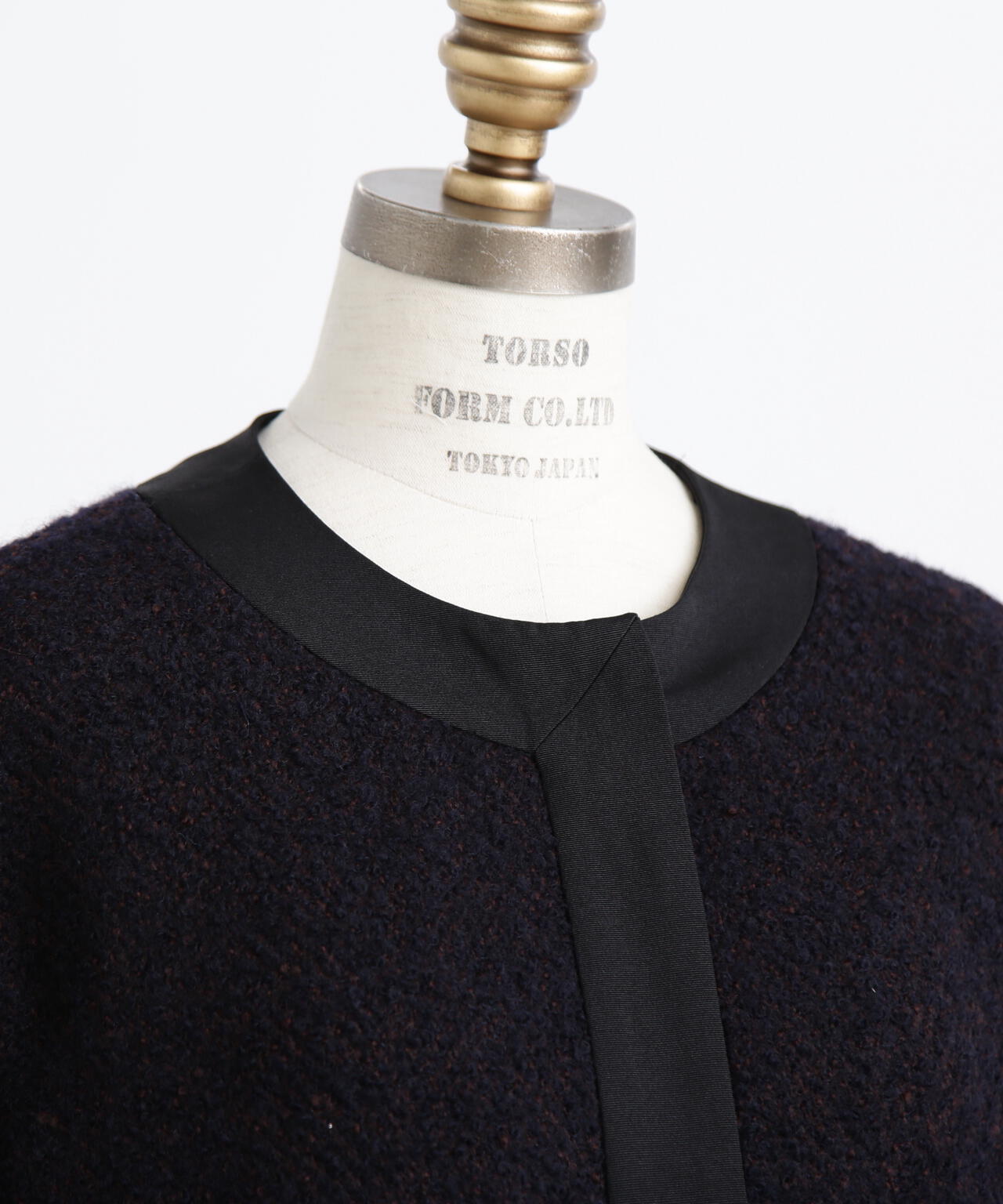 ループヘリンボーンツイードジャケット