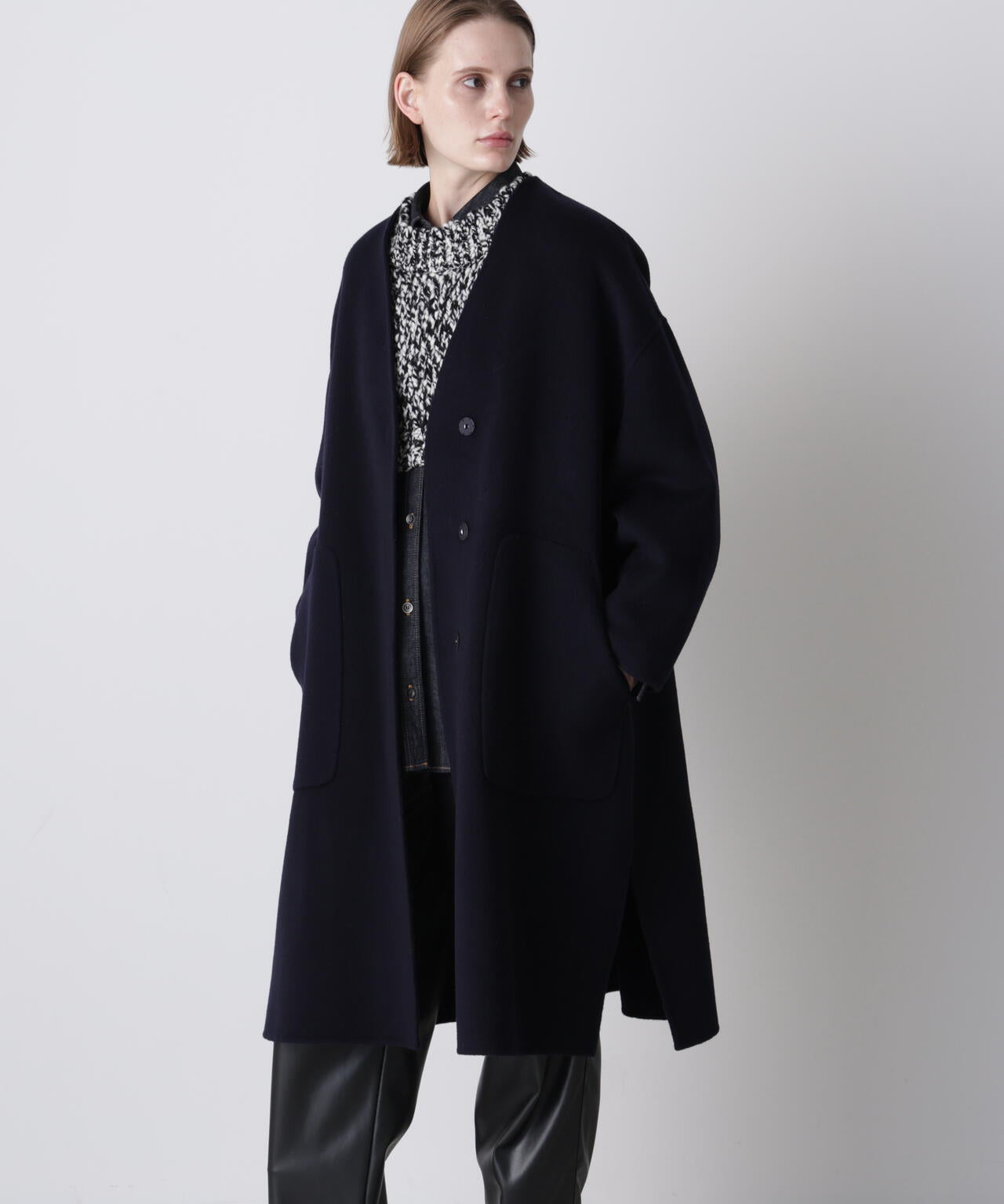 ウールリバーコート