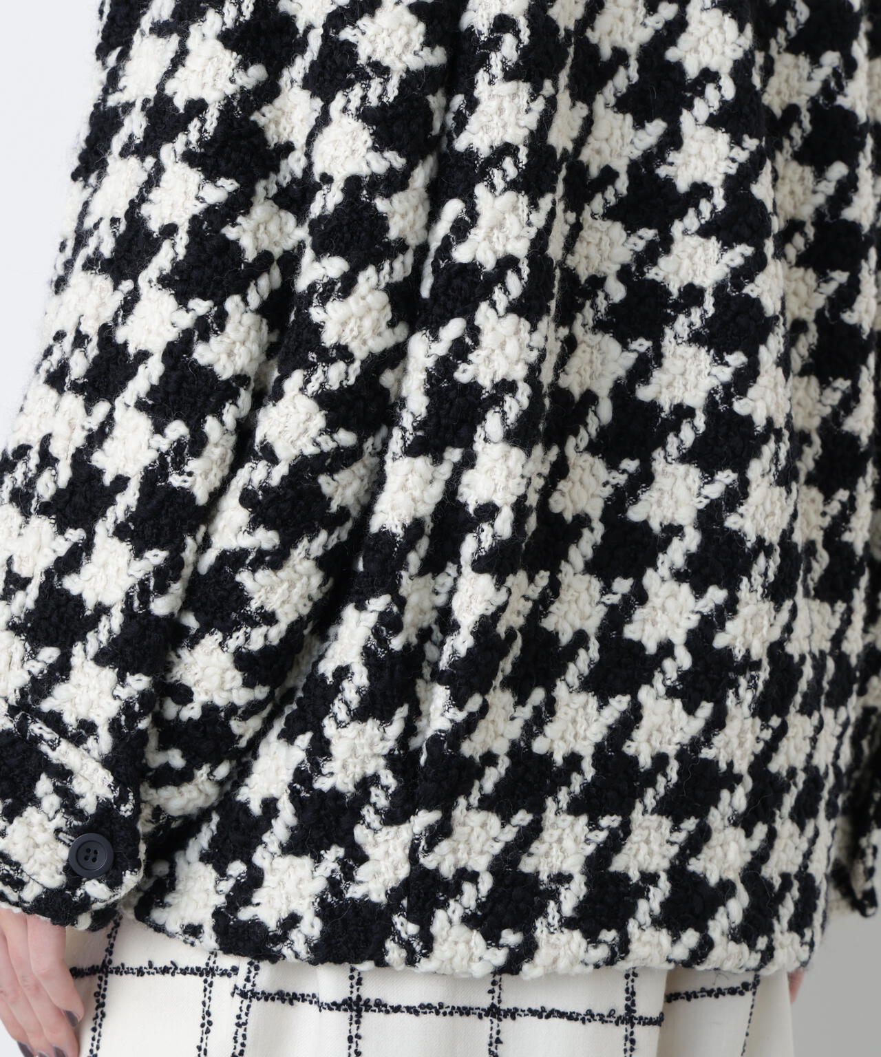 ビッグハウンドトゥースコート