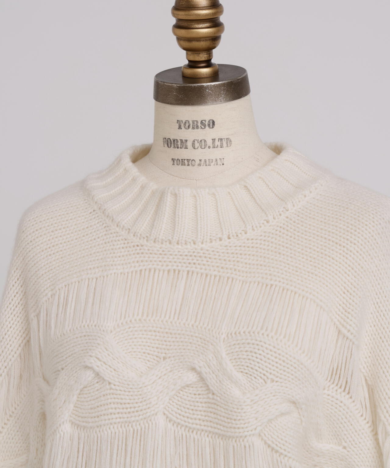 ウールカシミヤケーブルニット | hLM（エイチエルエム） ｜【公式