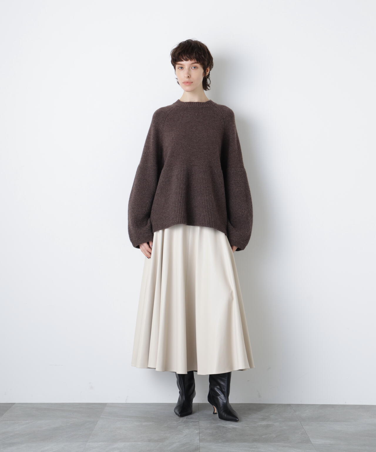 ウールカシミヤニット