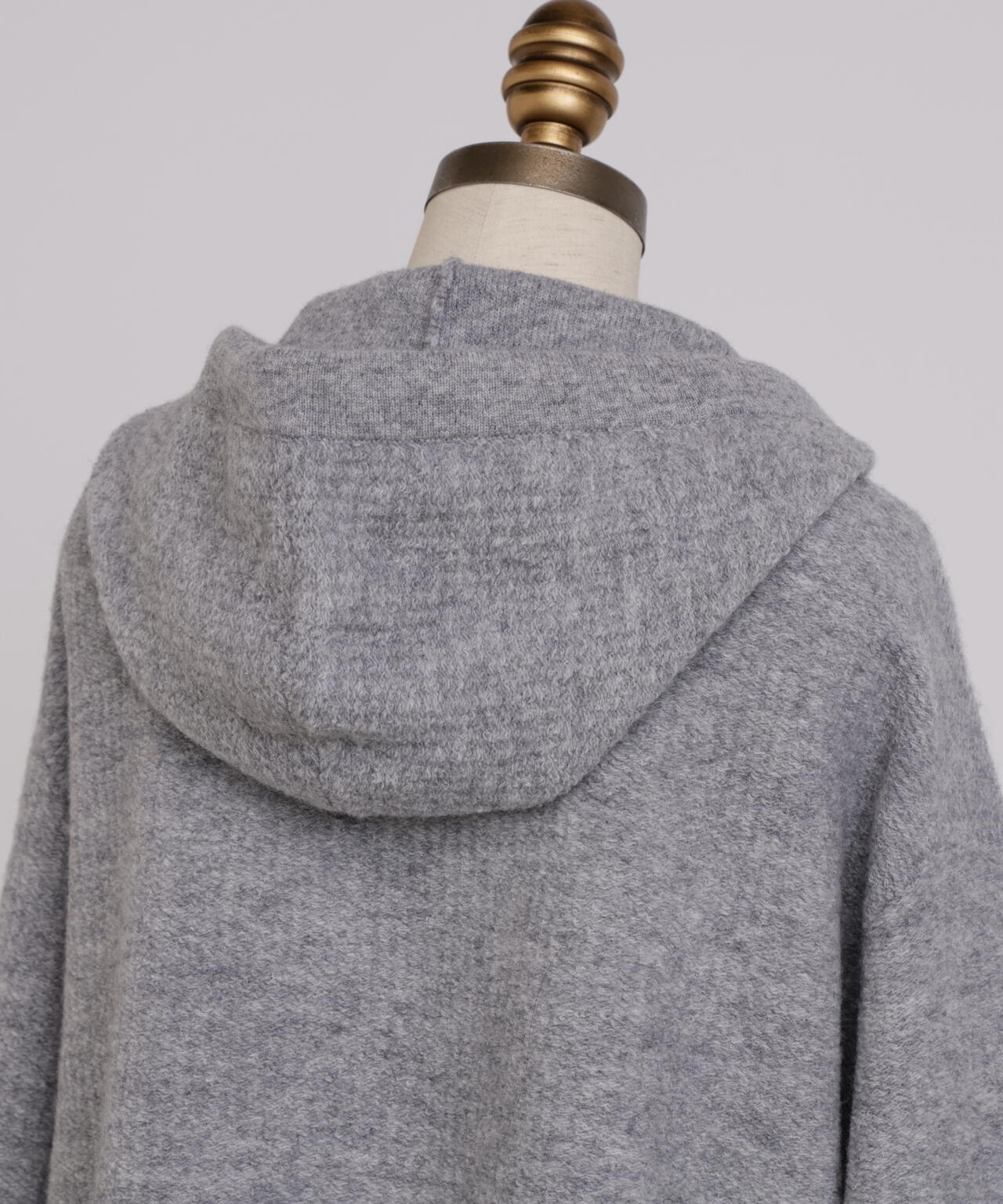 パイルニットフーディー