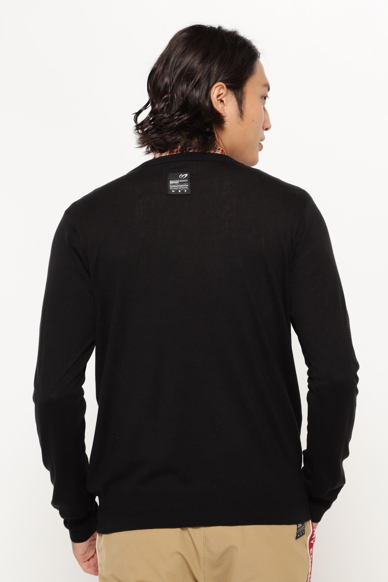 天竺＋ケーブル クルーネックニット プルオーバー | MASTER BUNNY