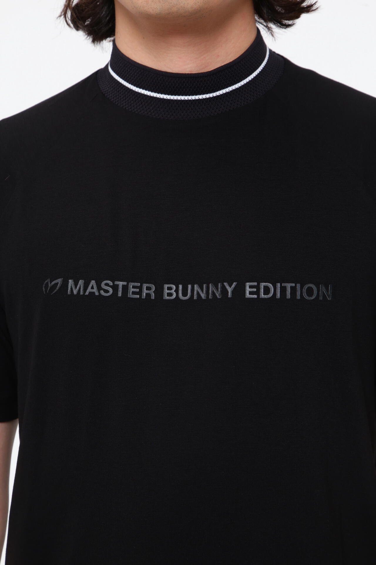 AIR DRY ヴィスコースベア天竺 半袖モックネックカットソー | MASTER