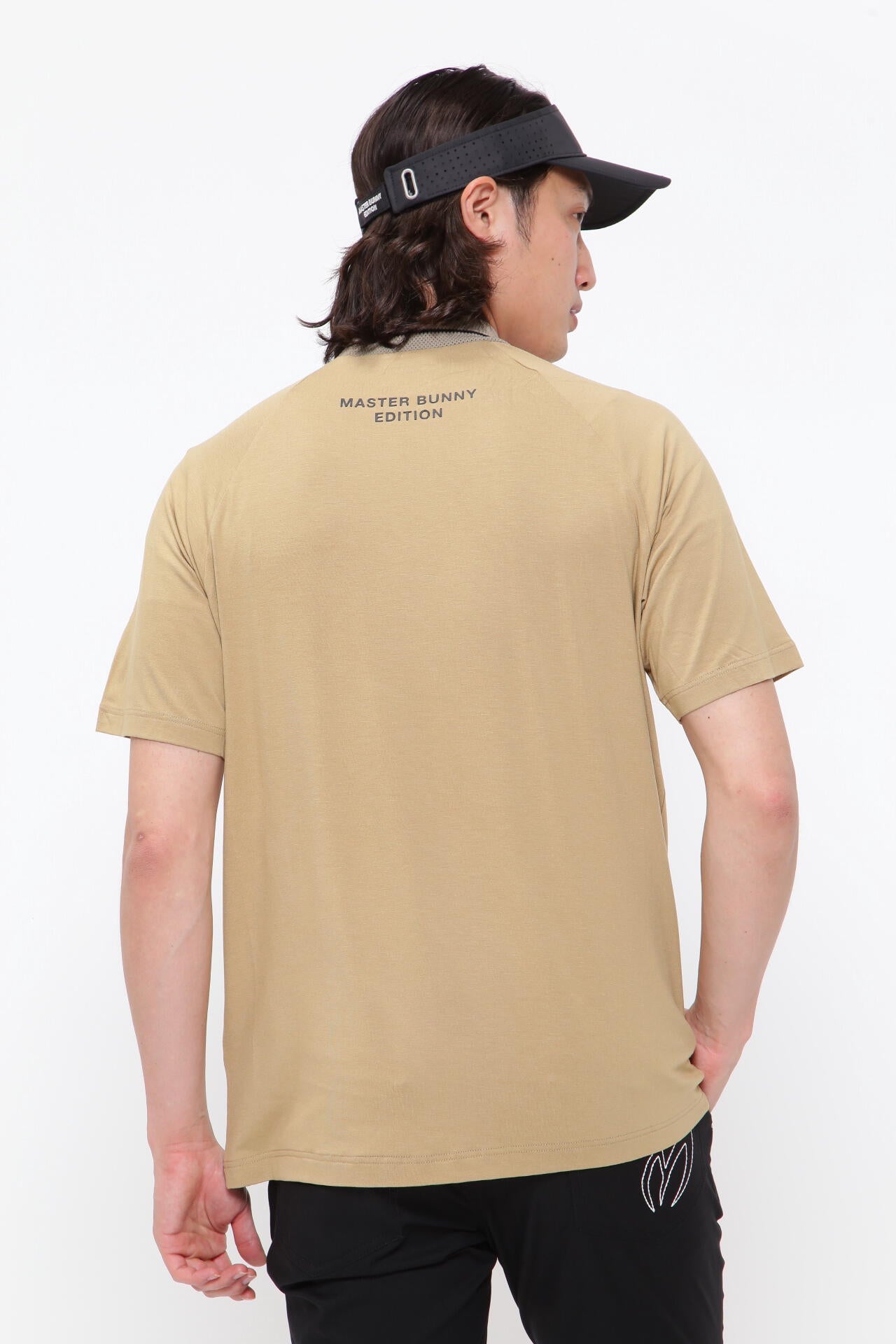 マスターバニーエディション ベア天竺半袖モックシャツ M 定価16500円 AIR DRY ヴィスコースベア天竺 半袖モックネックカットソー | MASTER