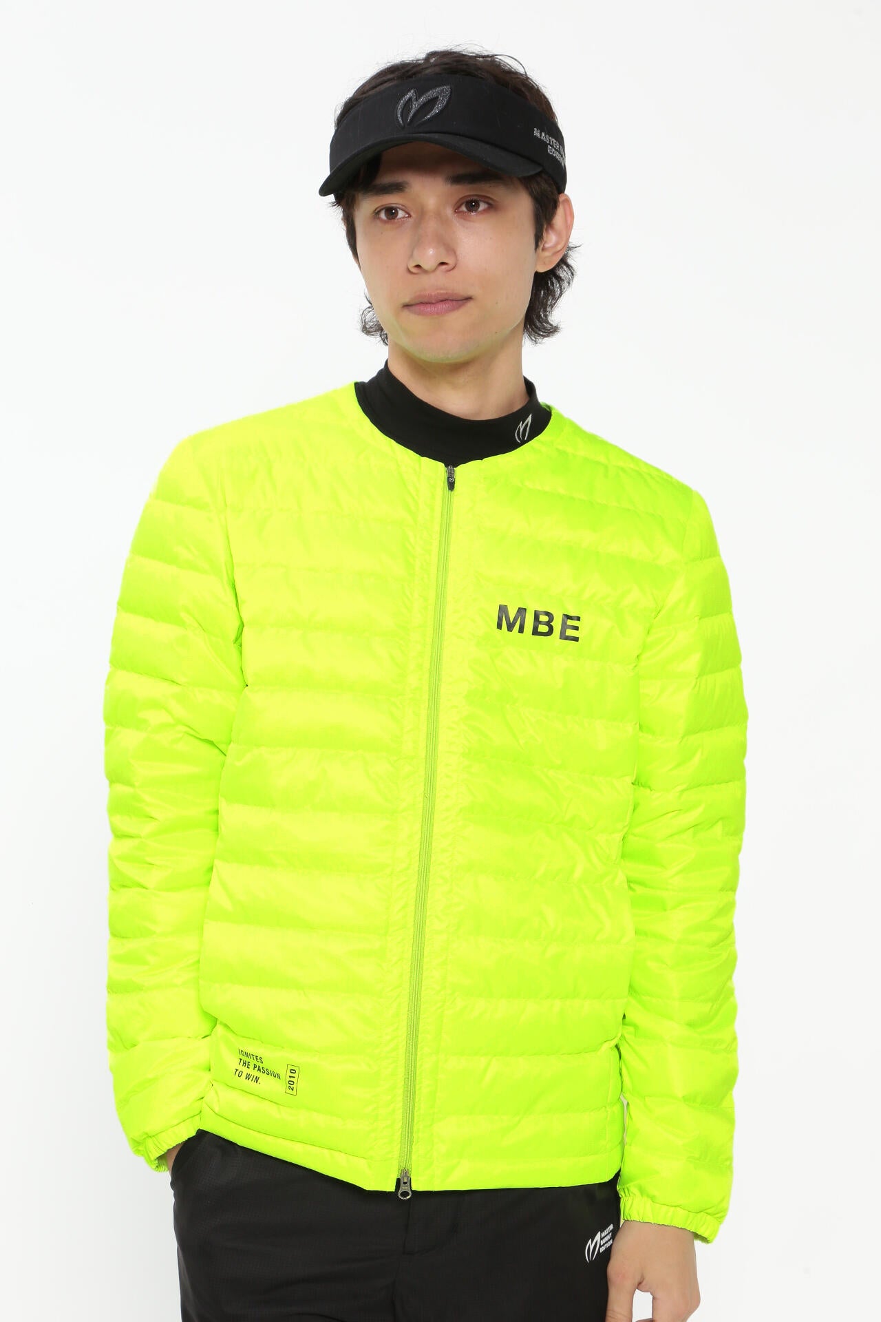 ポリエステルリップストップ撥水ノーカラーダウンジャケット | MASTER