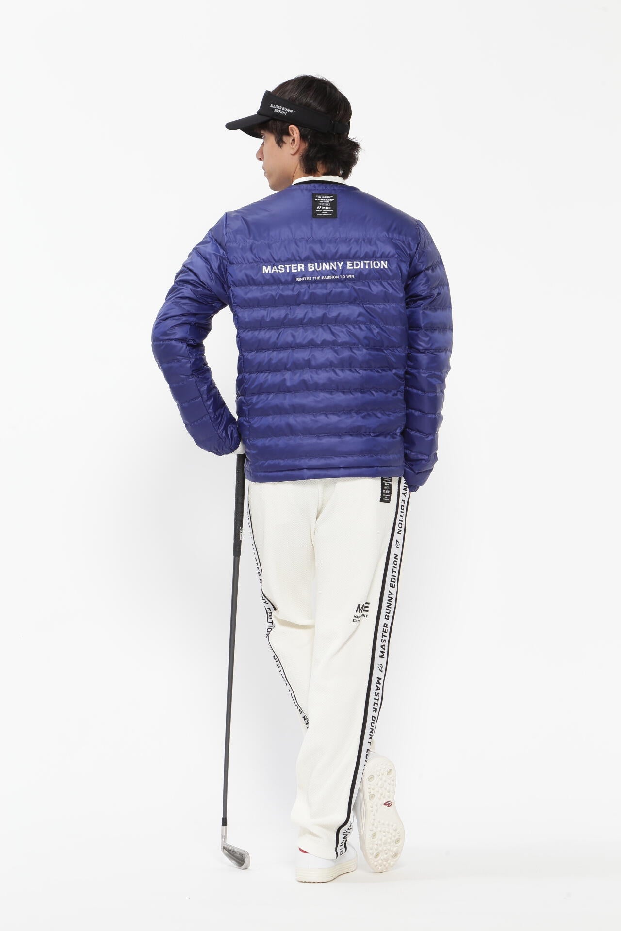 ポリエステルリップストップ撥水ノーカラーダウンジャケット | MASTER