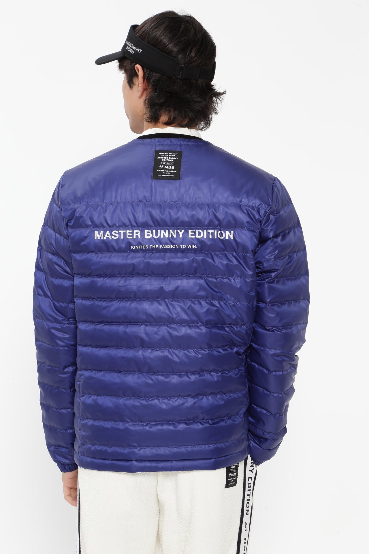 ポリエステルリップストップ撥水ノーカラーダウンジャケット | MASTER