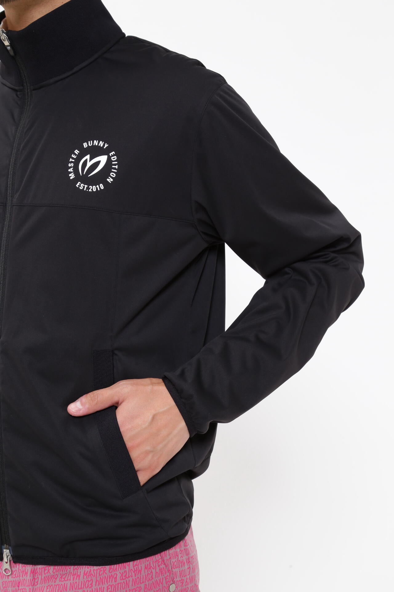 ポリエステルドビーストレッチコーティング ツインスニードジャック