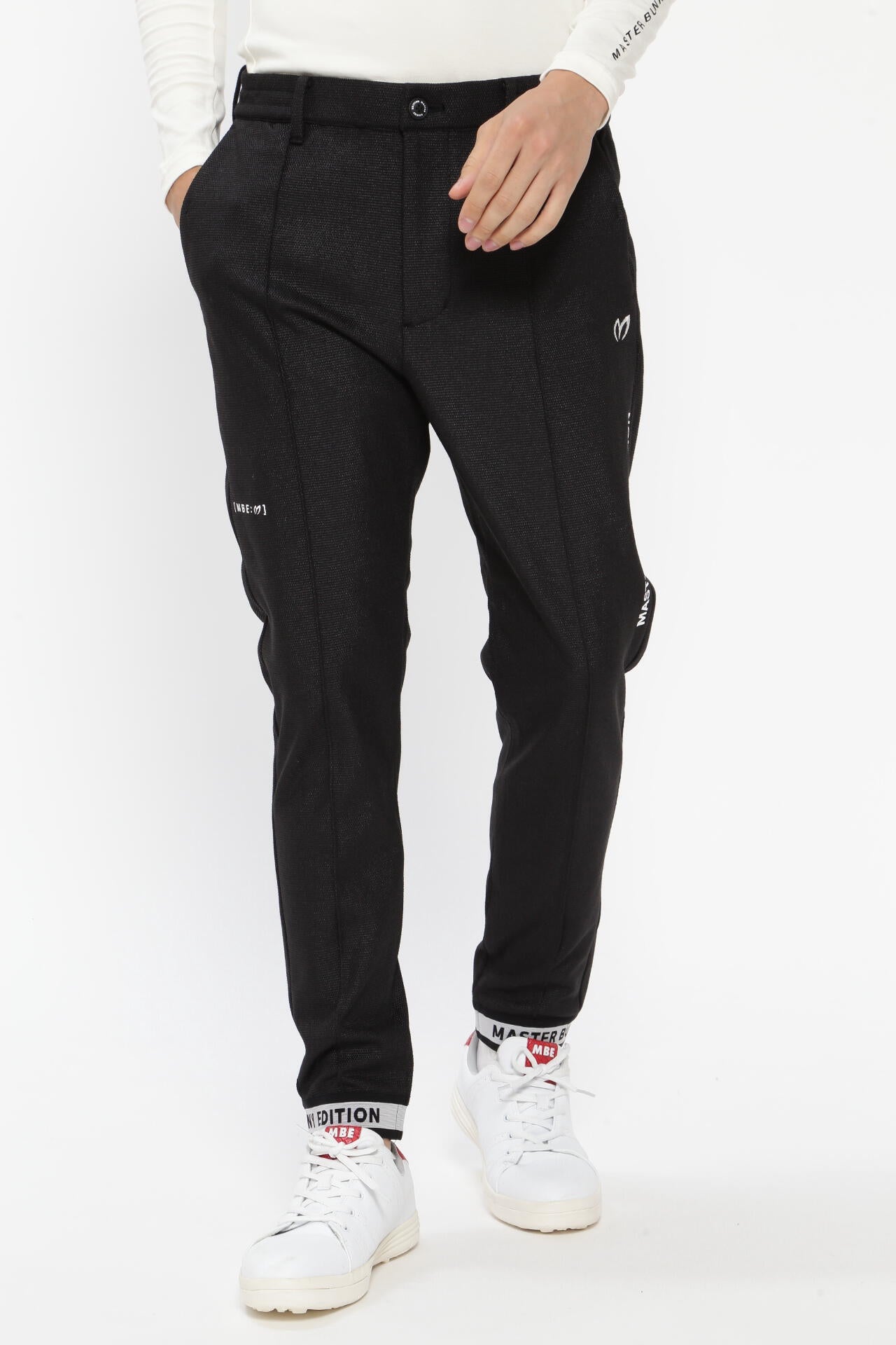 ミコルトーンリサイクルリンクス16G度詰鹿の子カレンダー加工 ジョガー