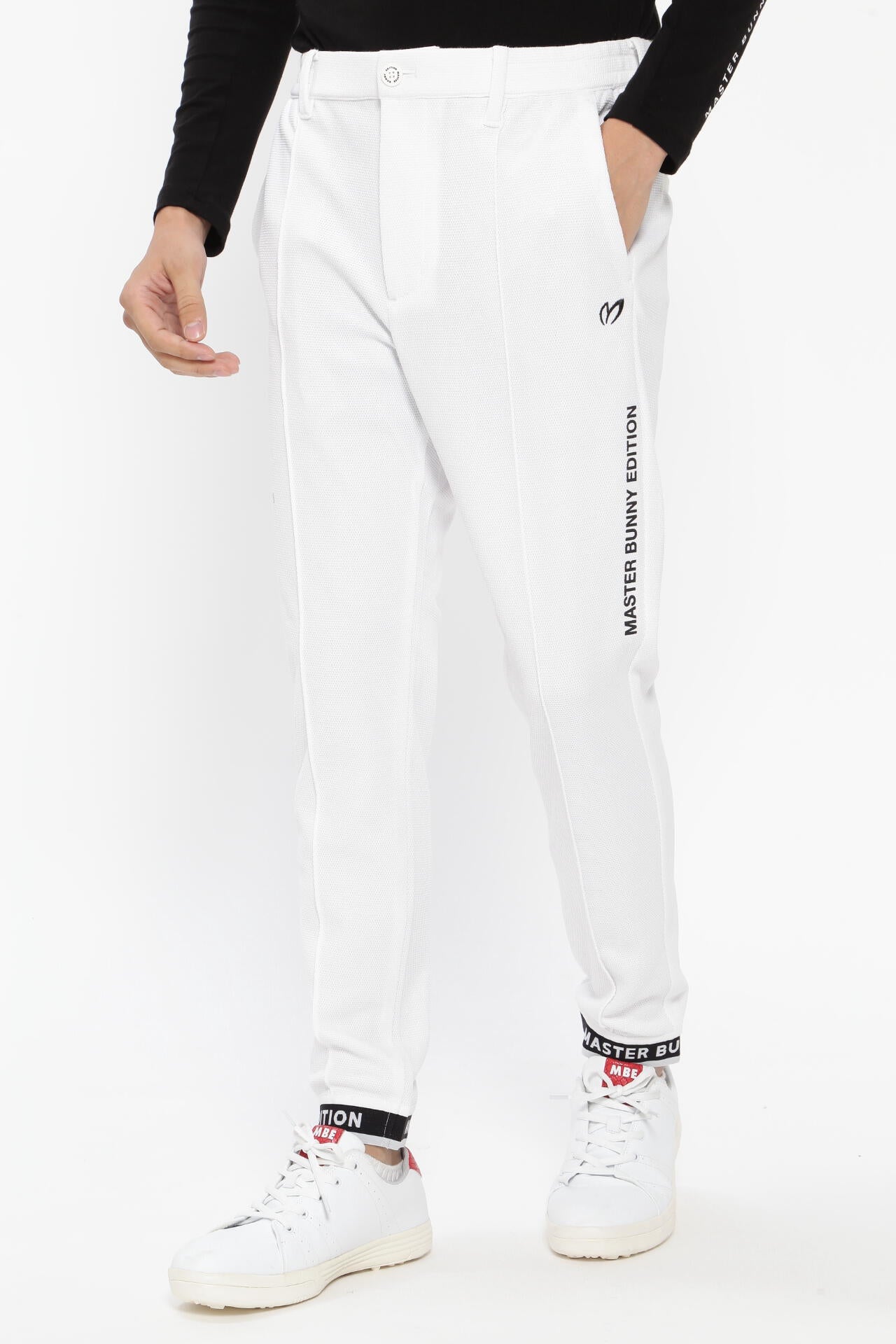 ミコルトーンリサイクルリンクス16G度詰鹿の子カレンダー加工 ジョガー