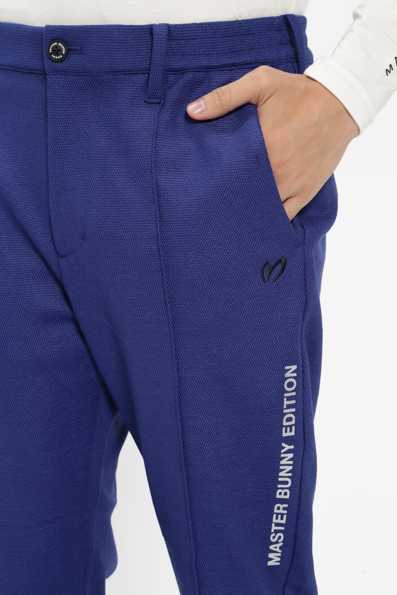 ミコルトーンリサイクルリンクス16G度詰鹿の子カレンダー加工 ジョガー