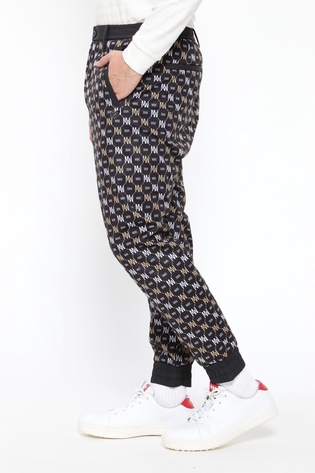 ニットボンディング ジョガーパンツ ＜MBEモノグラム柄＞ | MASTER