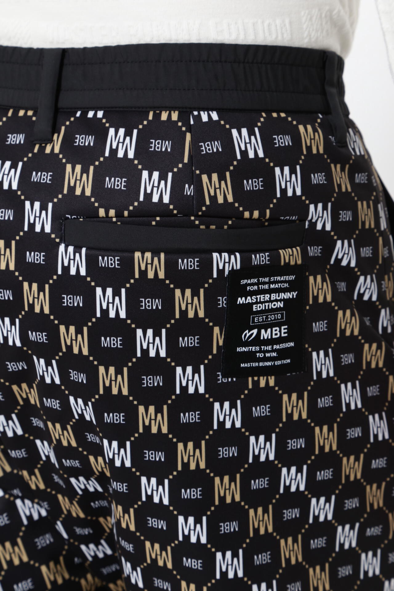 ニットボンディング ジョガーパンツ ＜MBEモノグラム柄＞ | MASTER