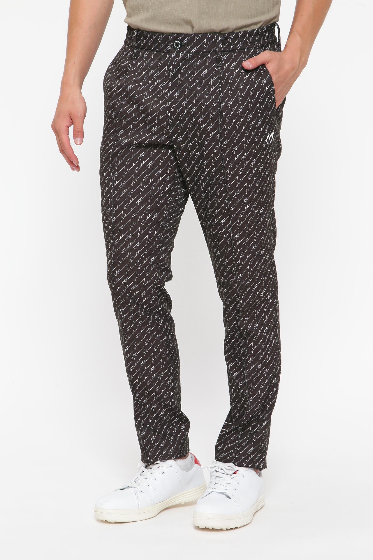 エステルドビーストレッチパンツ ＜モノグラムプリント＞ | MASTER