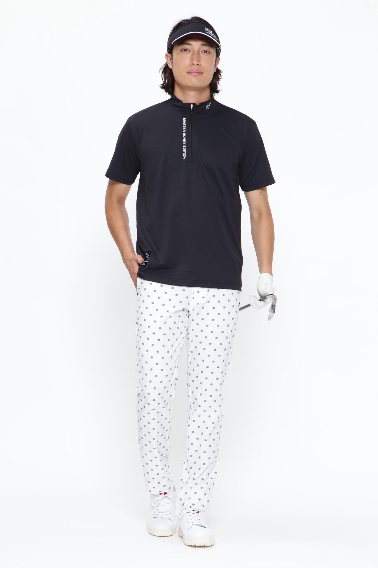 ドット柄 5ポケット ストレッチパンツ | MASTER BUNNY EDITION