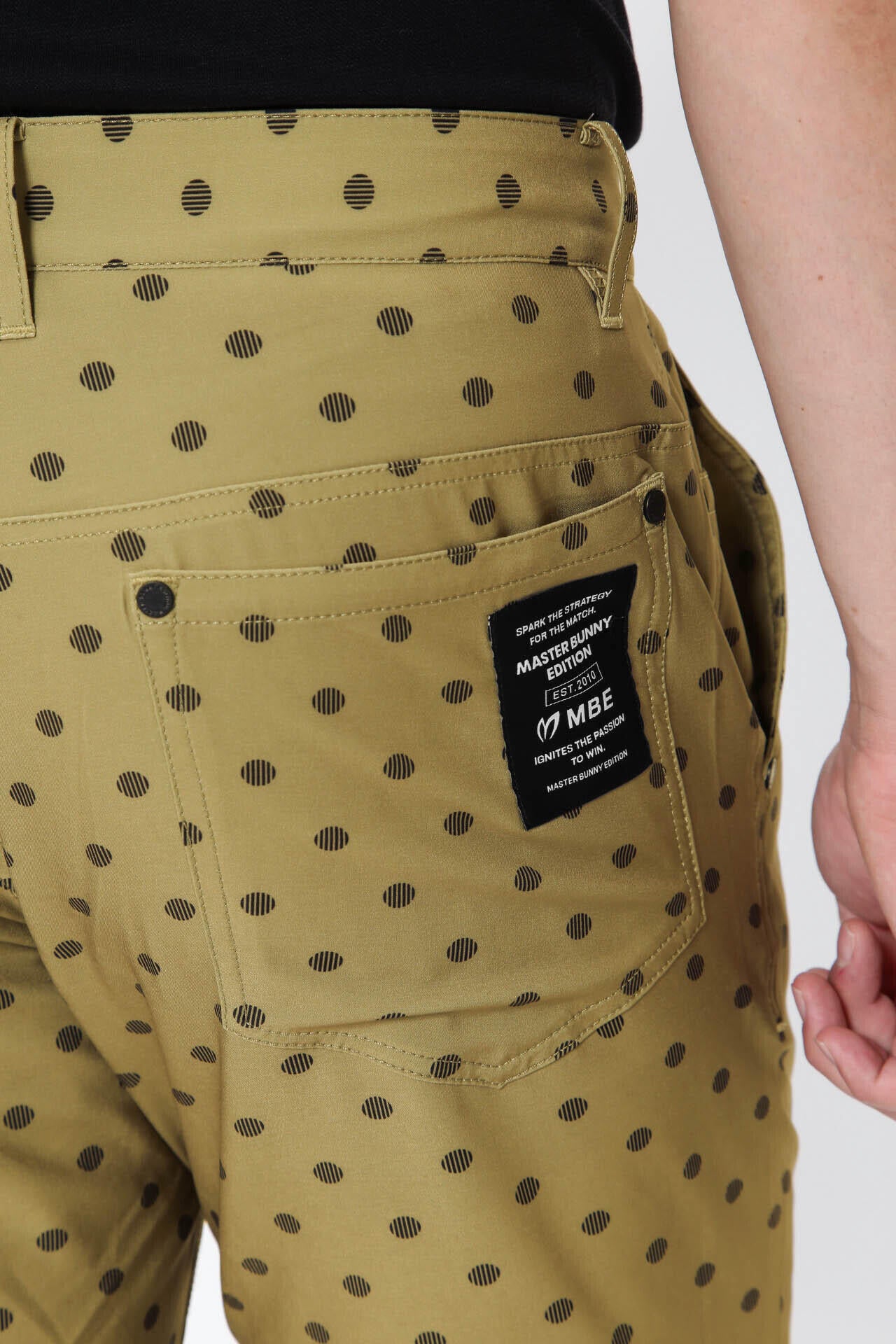 ドット柄 5ポケット ストレッチパンツ | MASTER BUNNY EDITION
