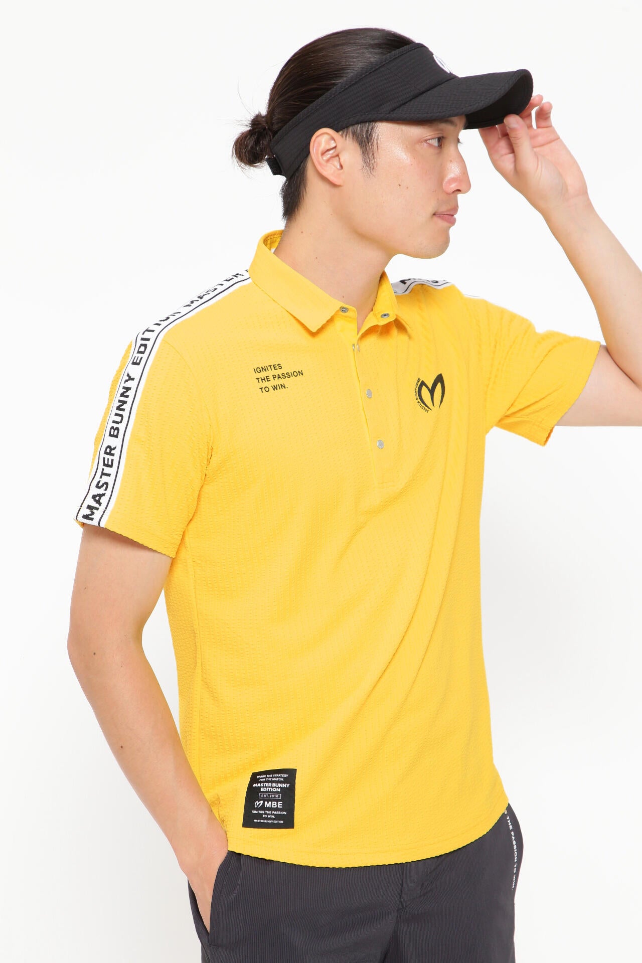 MASTER BUNNY EDITION 蛍光イエロー ジャケット サイズ6 ポリエステルリップストップ撥水ノーカラーダウンジャケット | MASTER