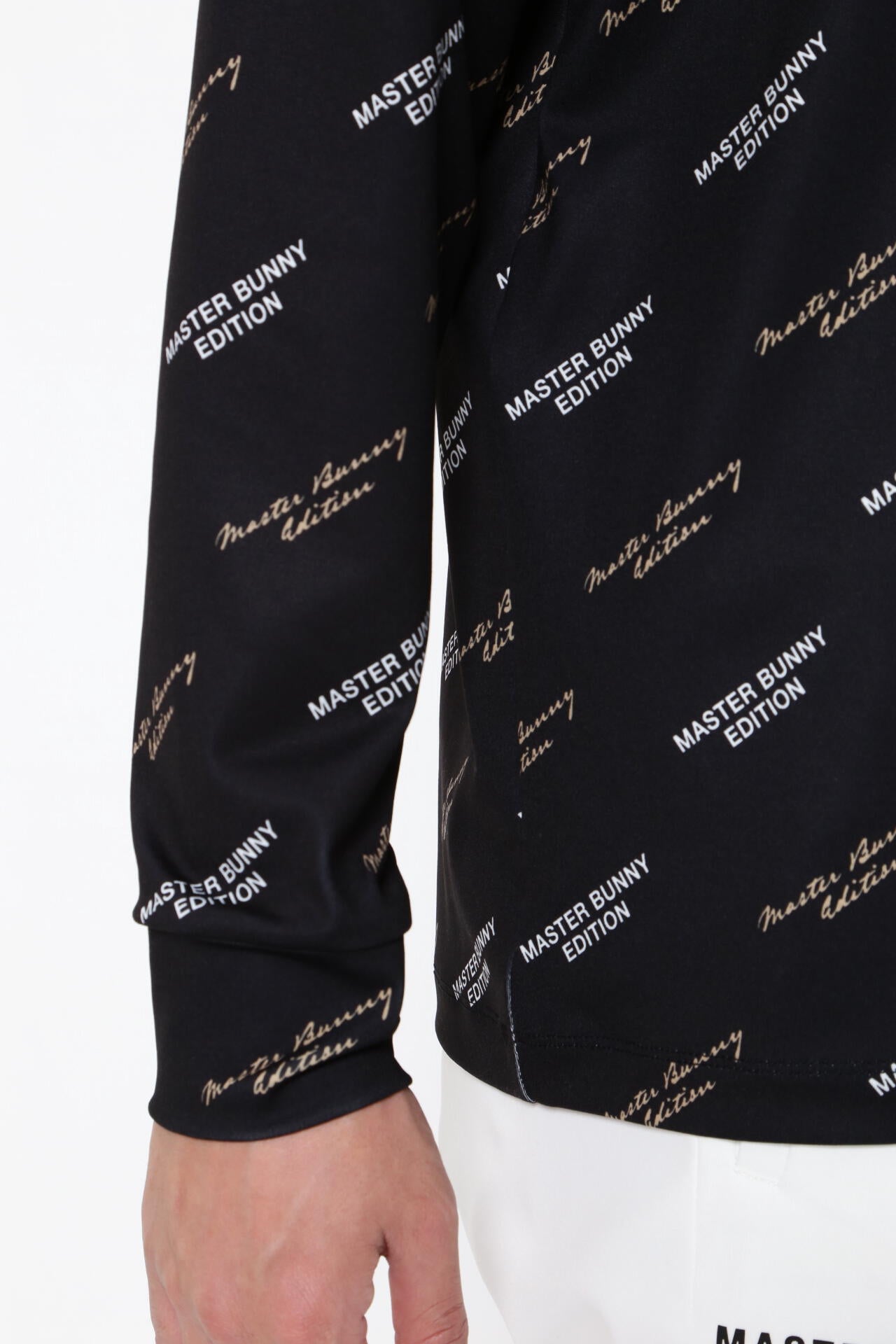 スムース裏起毛 ハイネックカットソープルオーバー ＜MBEバイアスロゴ