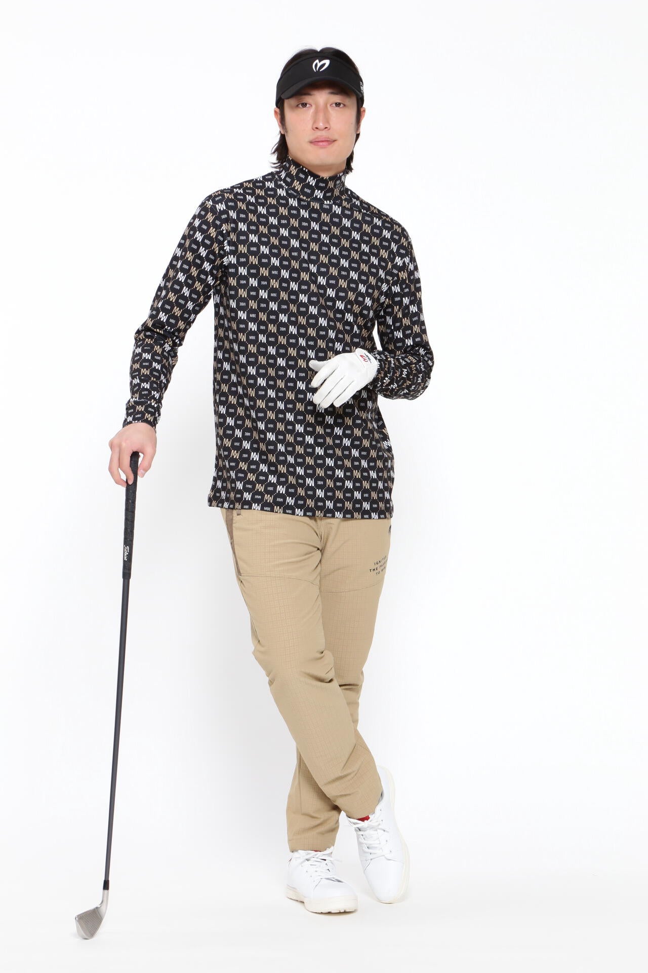 スムース裏起毛 ハイネックカットソープルオーバー ＜MBEバイアスロゴ