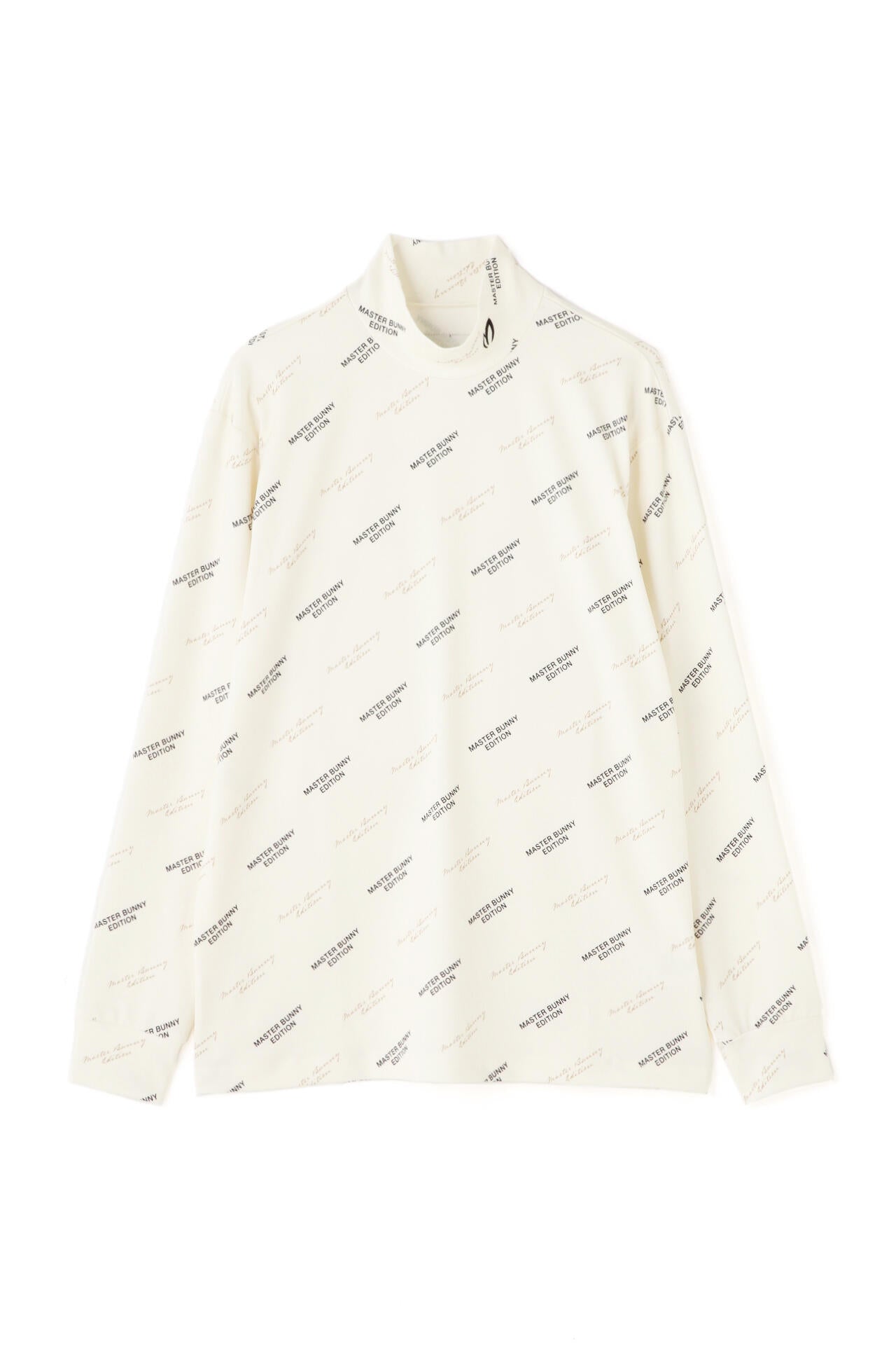 スムース裏起毛 ハイネックカットソープルオーバー ＜MBEバイアスロゴ