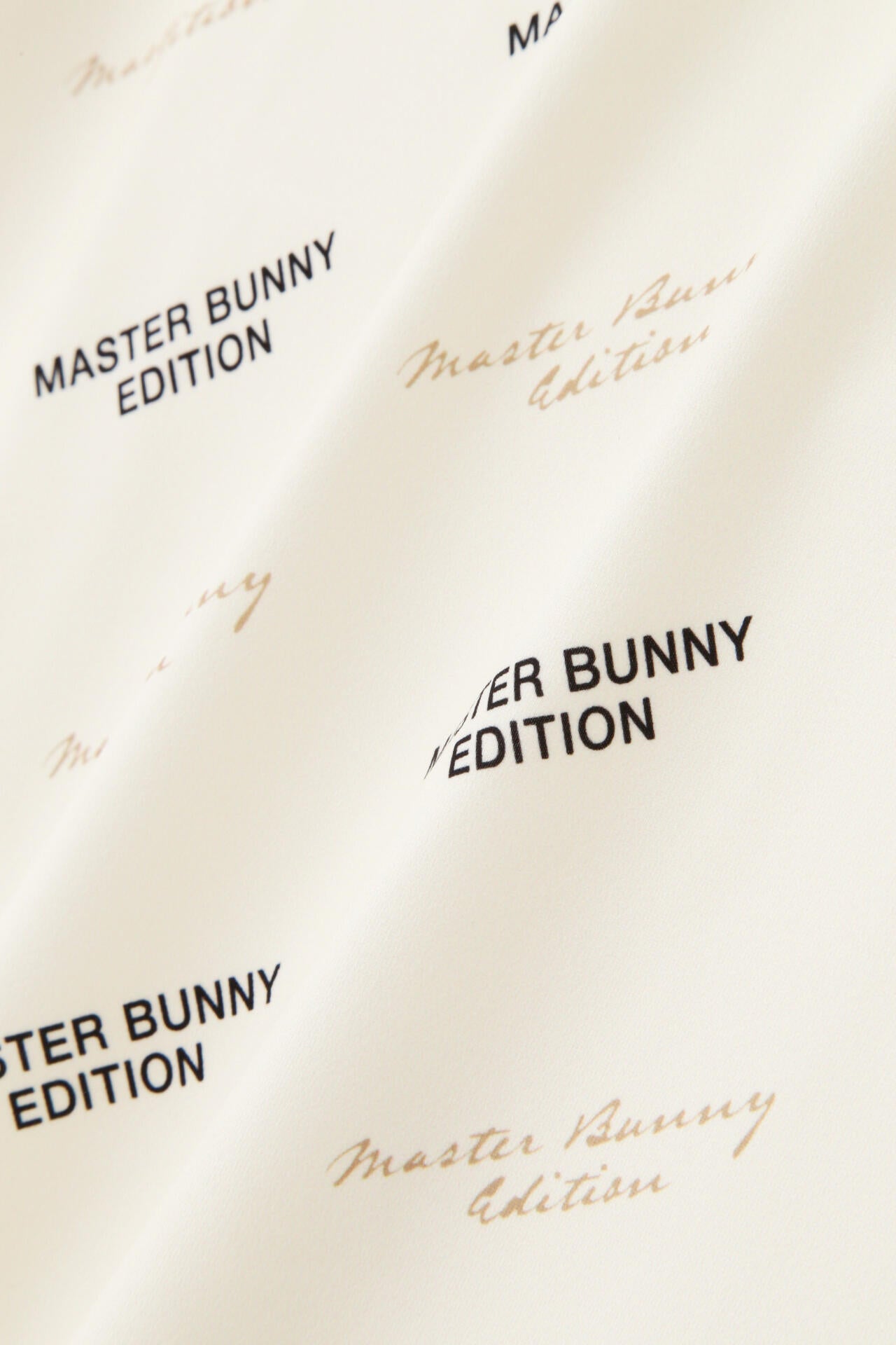 新品 マスターバニー COTNAスムース MBEバイアスロゴ ハイネック LL スムース裏起毛 ハイネックカットソープルオーバー ＜MBEバイアスロゴ