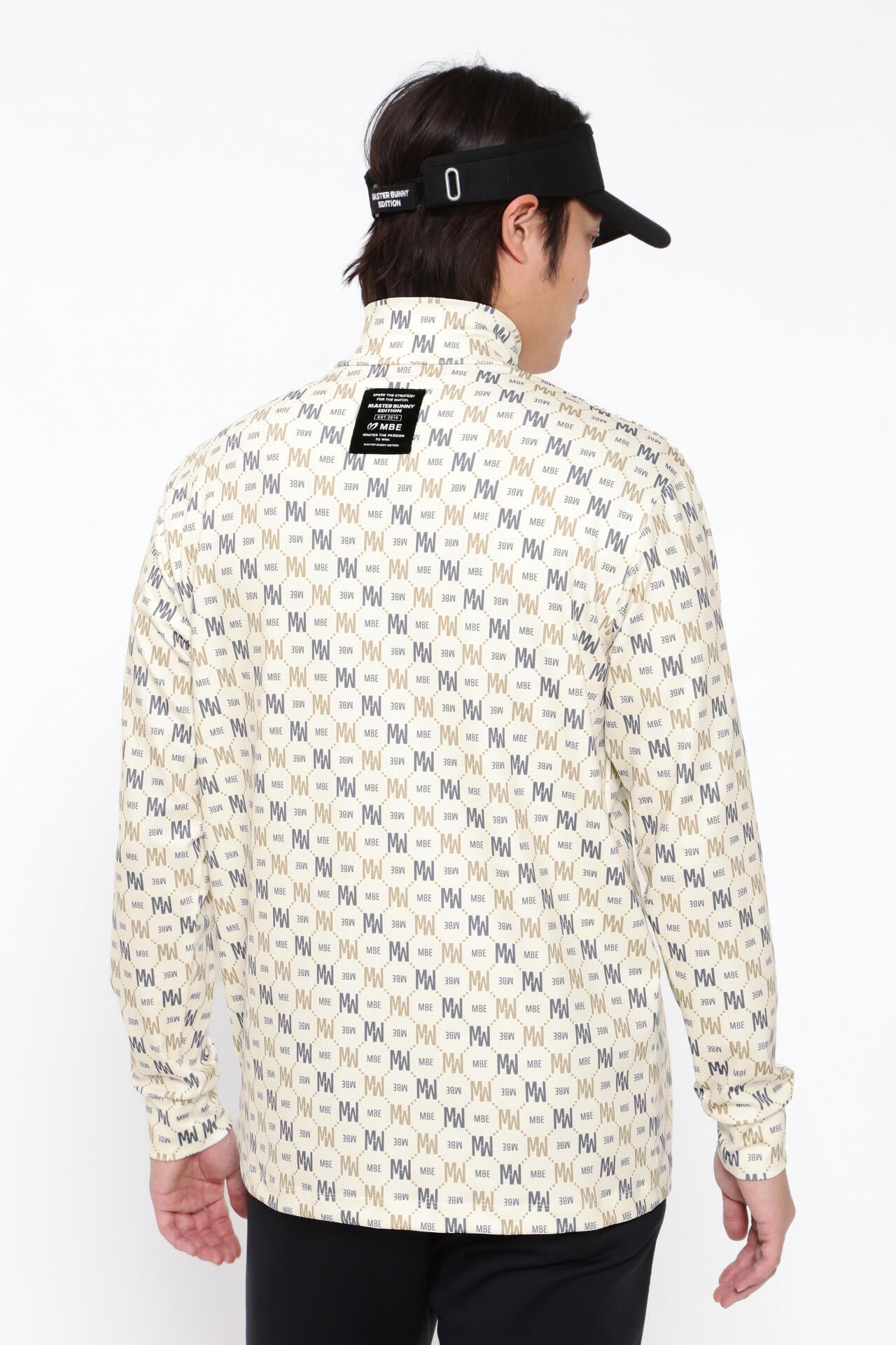 スムース裏起毛 ハイネックカットソープルオーバー ＜MBEバイアスロゴ