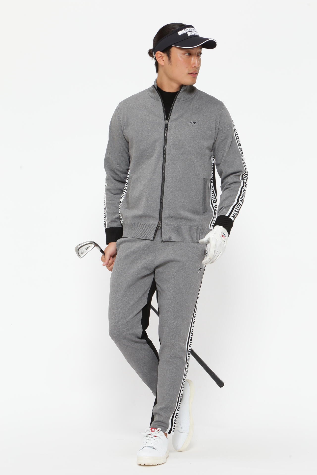 天竺度詰め Wジャガード ニットブルゾン | MASTER BUNNY EDITION